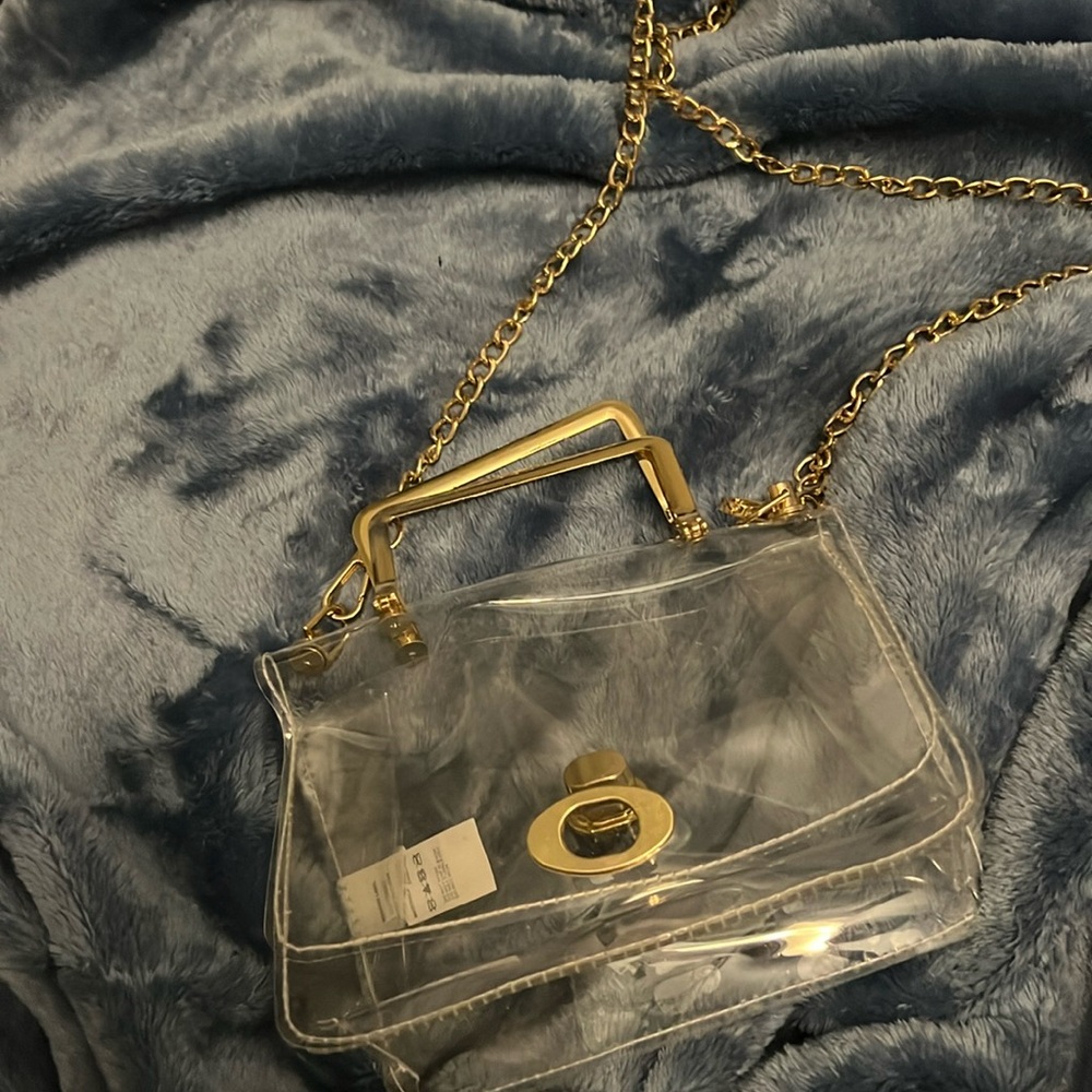 Clear crossbody purse bag